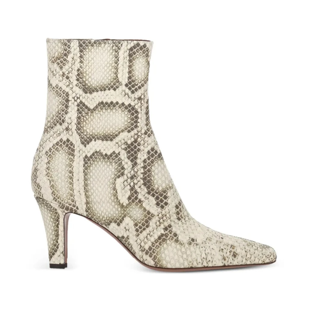 Paris Texas Women's Beige Belle 75 Ankle Boots - Heeled Boots - 3 Uk - Shoes