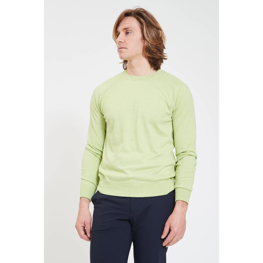 Gran Sasso Casual Crew Neck Sweater Green Heren