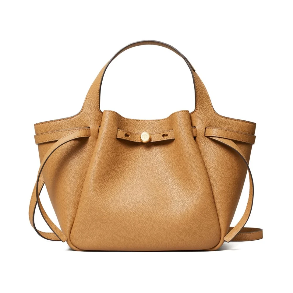 Tory Burch Women's Brown Handbags, One Size, Camel Handbag Magnetic Fastening