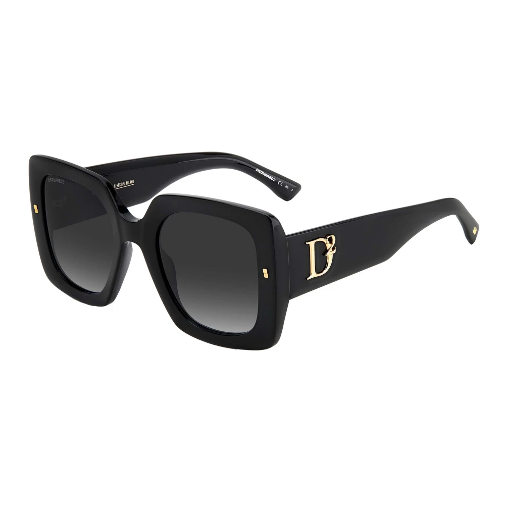Dsquared2 Stijlvolle zonnebril voor vrouwen Black Dames