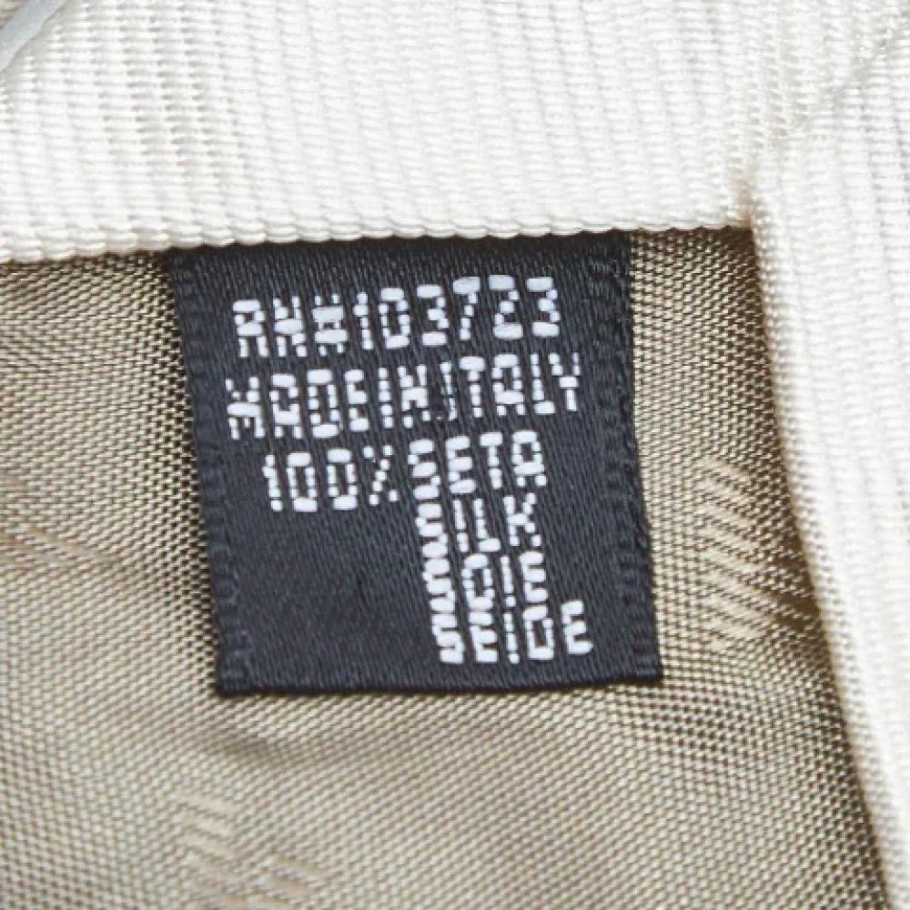 Armani Pre-owned Silk home-office Beige Heren