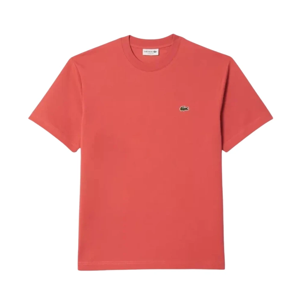 Lacoste Rode Klassieke Logo T-shirt Red Heren