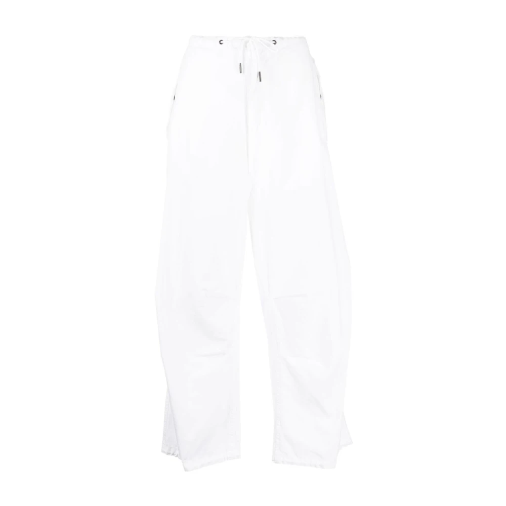 Darkpark Witte Loose-Fit Broek White Dames