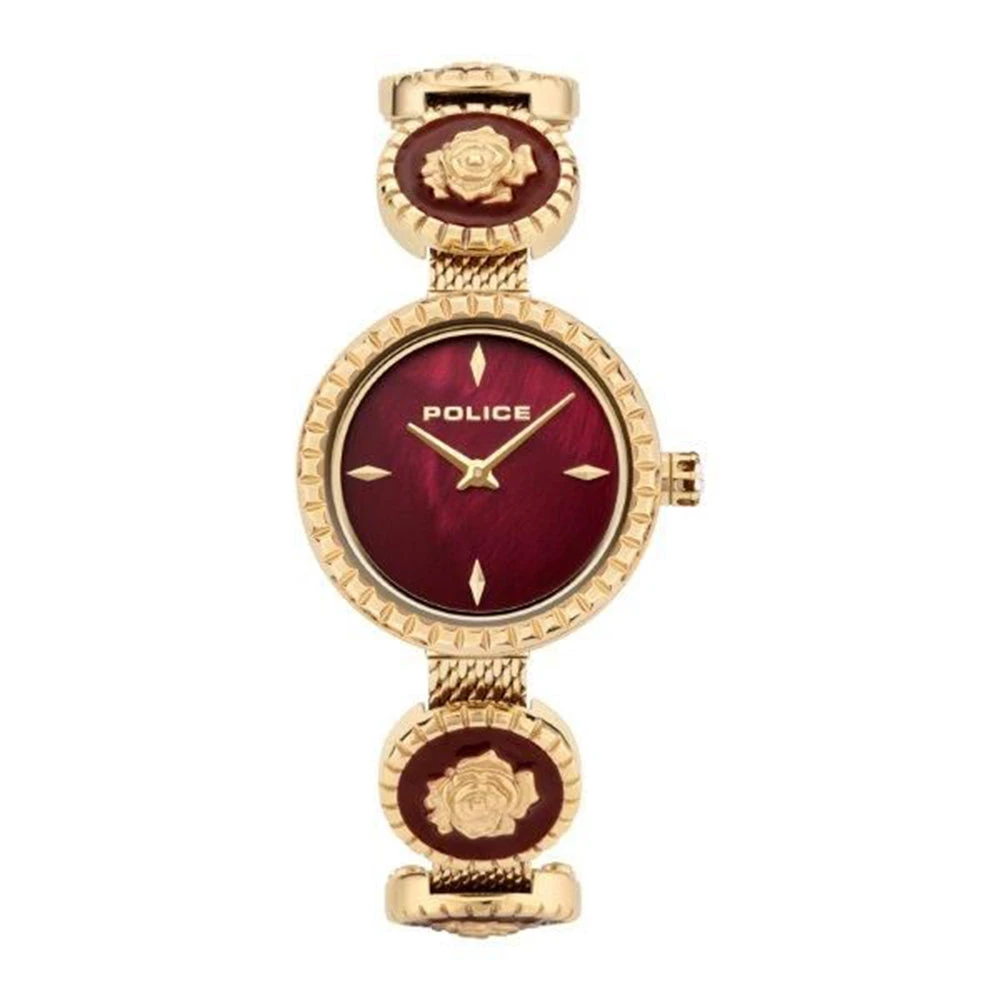 Police Women's Gold Stainless Steel Quartz Watch Kapaa