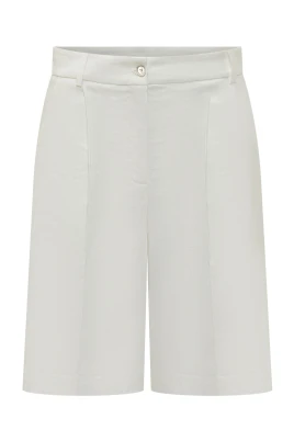 Bermudashorts med pressveck