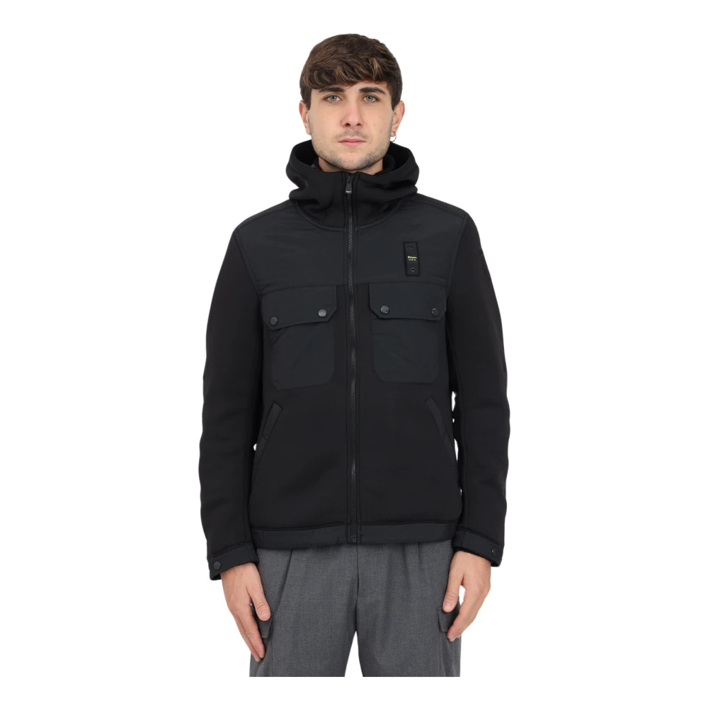 Blauer Urban Neopreen Jas Black Heren