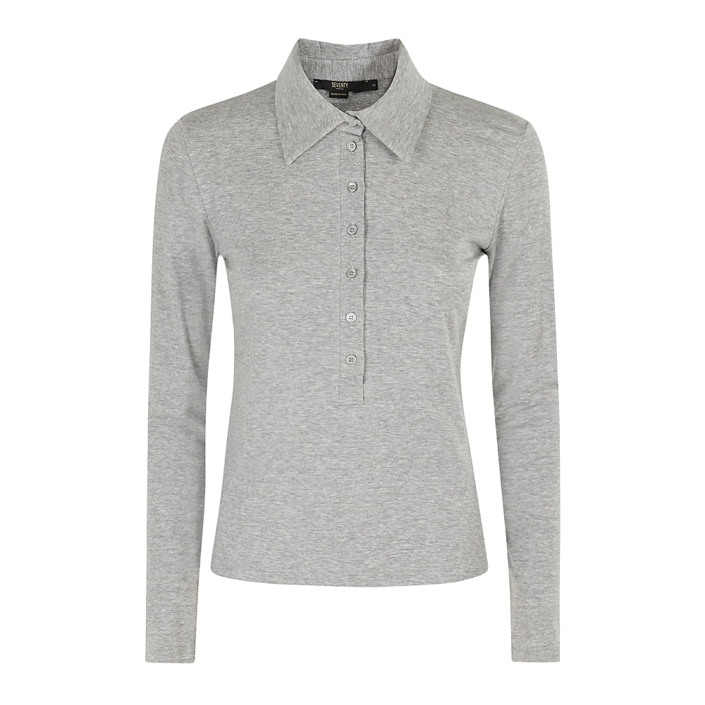 Seventy Klassieke Polo Shirt voor Mannen Gray Dames