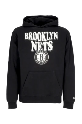 NBA Script Oversize Hoodie Svart
