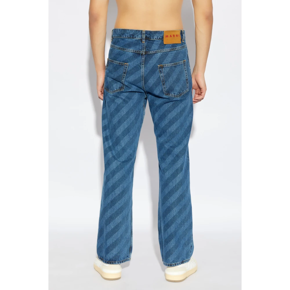 Marni Straight-leg jeans Blue Heren
