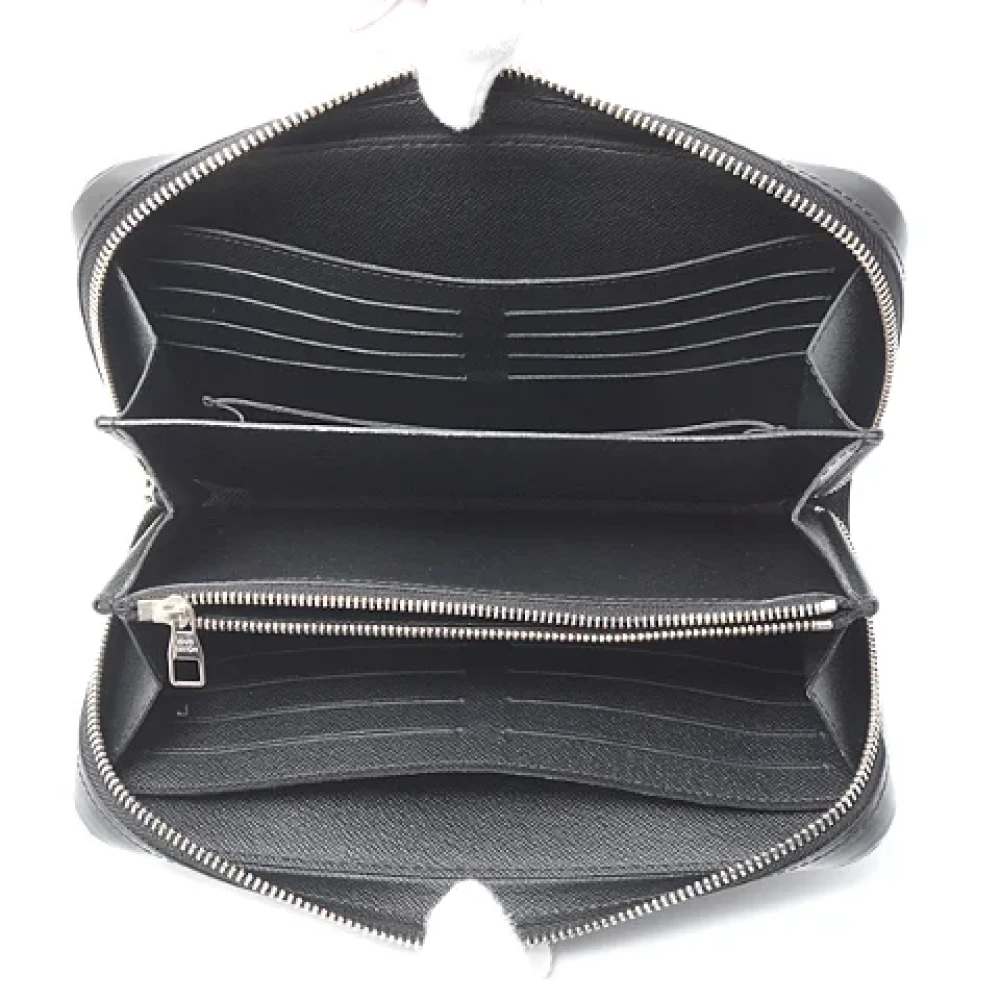 Louis Vuitton Vintage Pre-owned Canvas wallets Black Heren