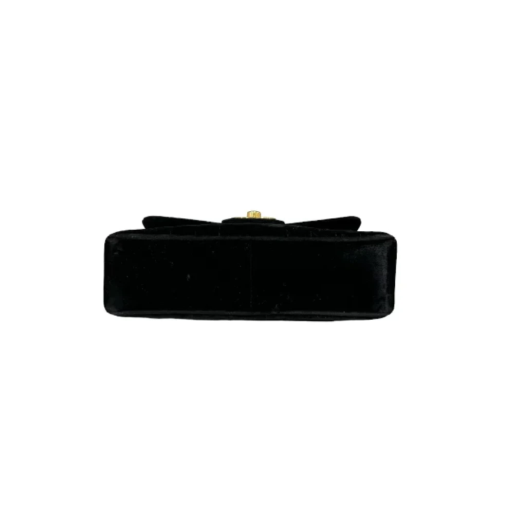 Chanel Vintage Pre-owned Velvet chanel-bags Black Dames