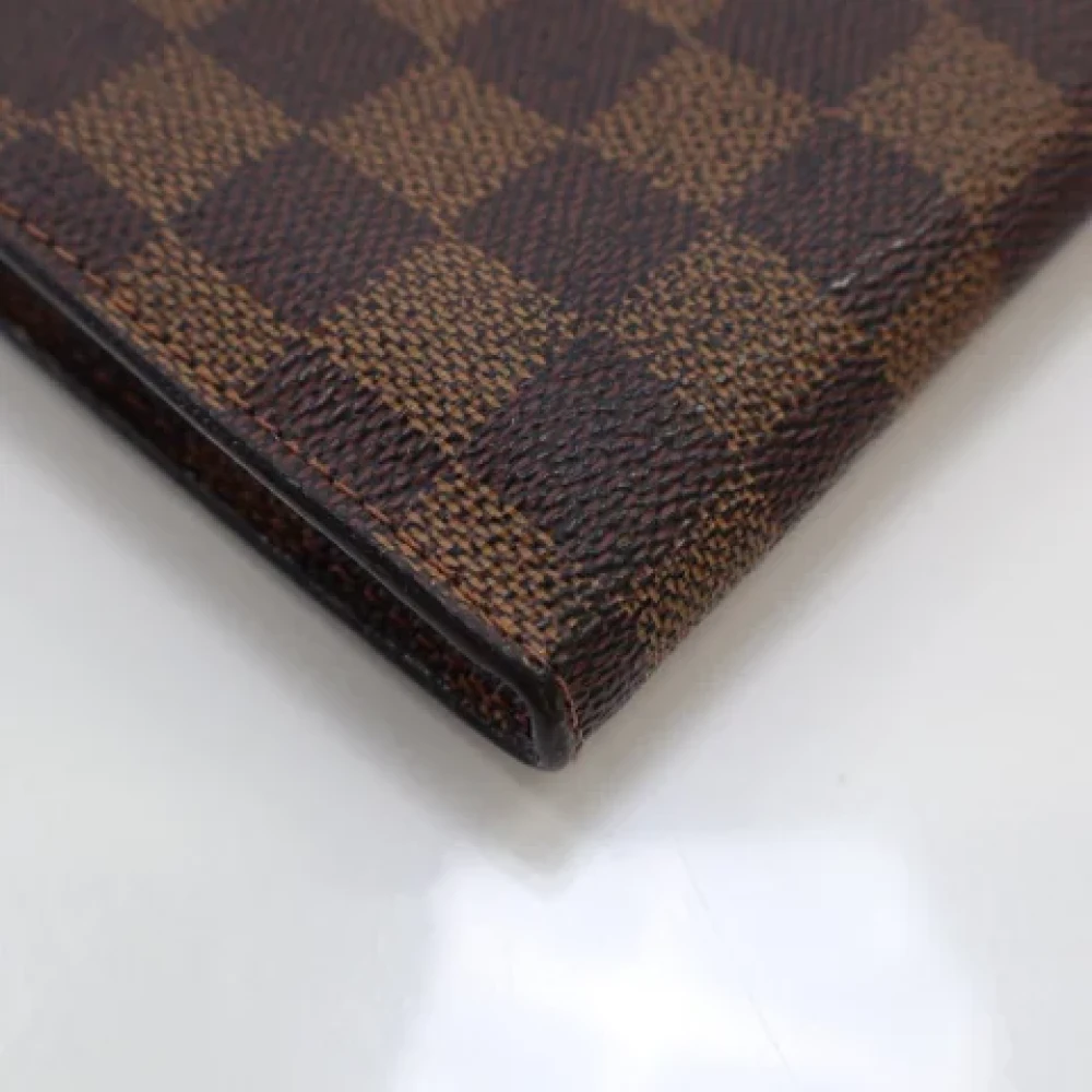 Louis Vuitton Vintage Pre-owned Coated canvas wallets Brown Dames