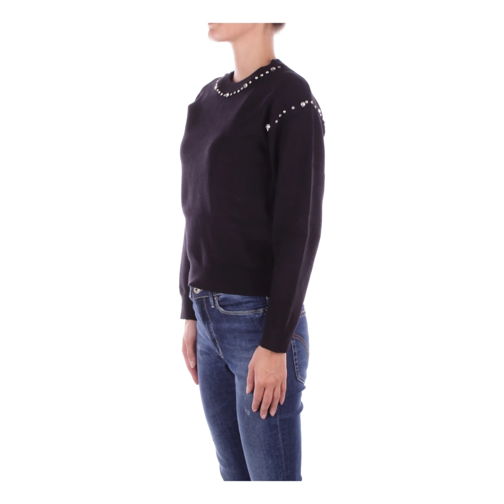H2O Zwarte trui met decoraties Black Dames