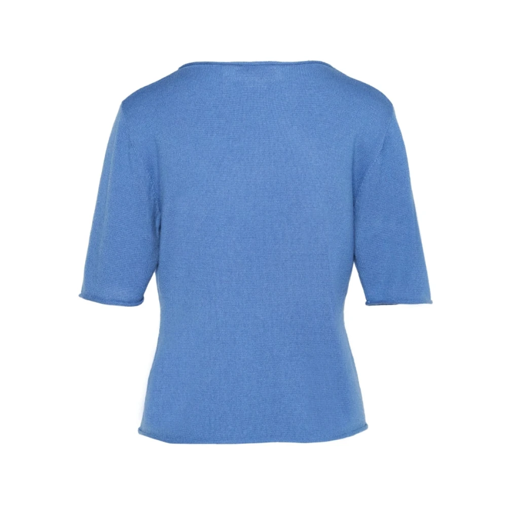Hést Selma Kortemouw Sweater Blue Dames
