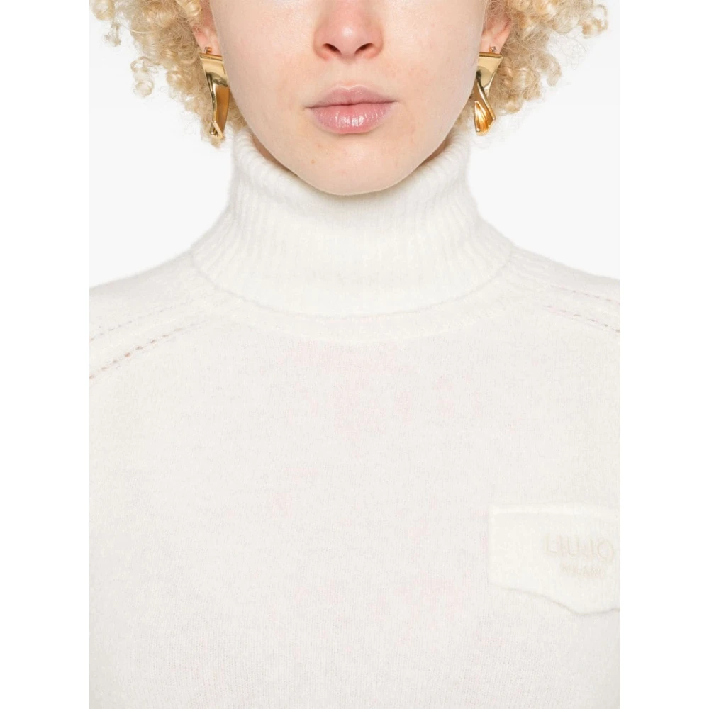 Liu Jo Witte Sweater Collectie White Dames