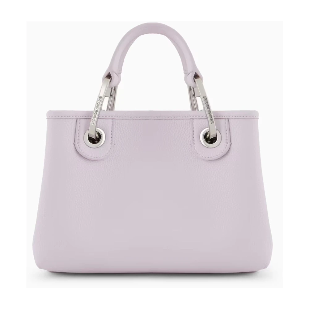Emporio Armani Stijlvolle tassen met logoprint Purple Dames