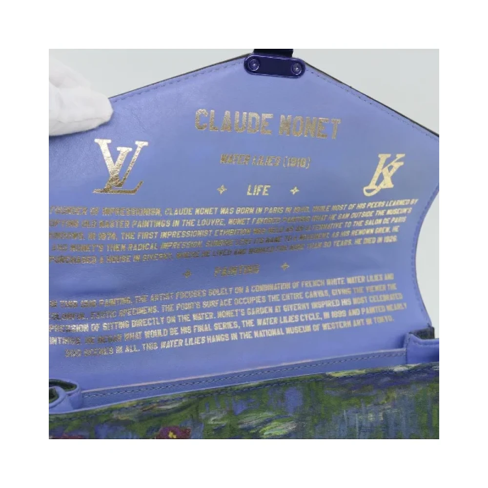 Louis Vuitton Vintage Pre-owned Plastic shoulder-bags Blue Dames