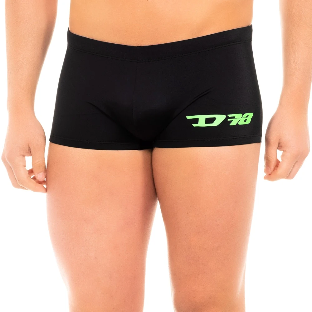Diesel Uomo Nero Costumi Da Bagno, M, New,