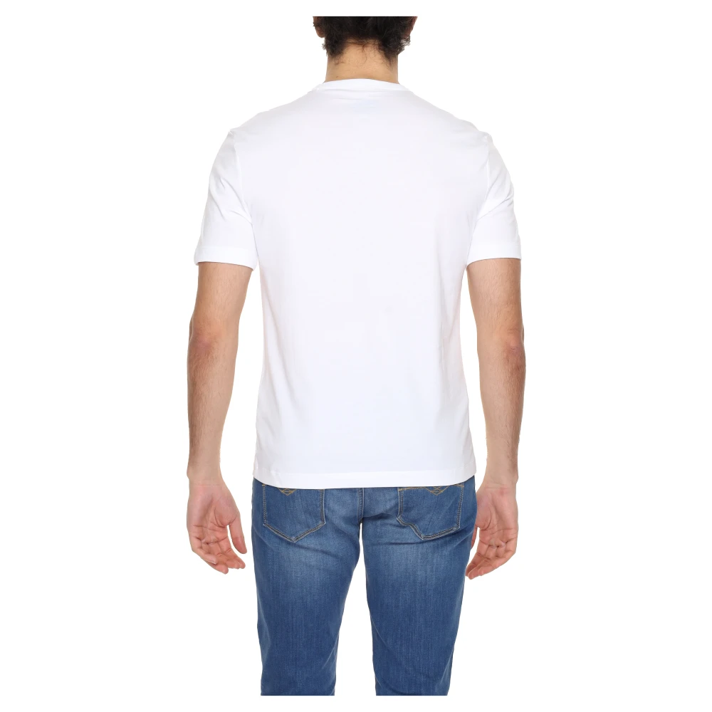 Blauer T-Shirts White Heren