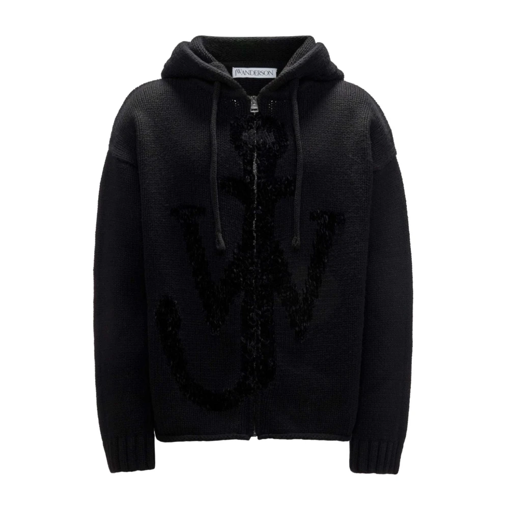 JW Anderson Anker Logo Trui Zwart Black Heren