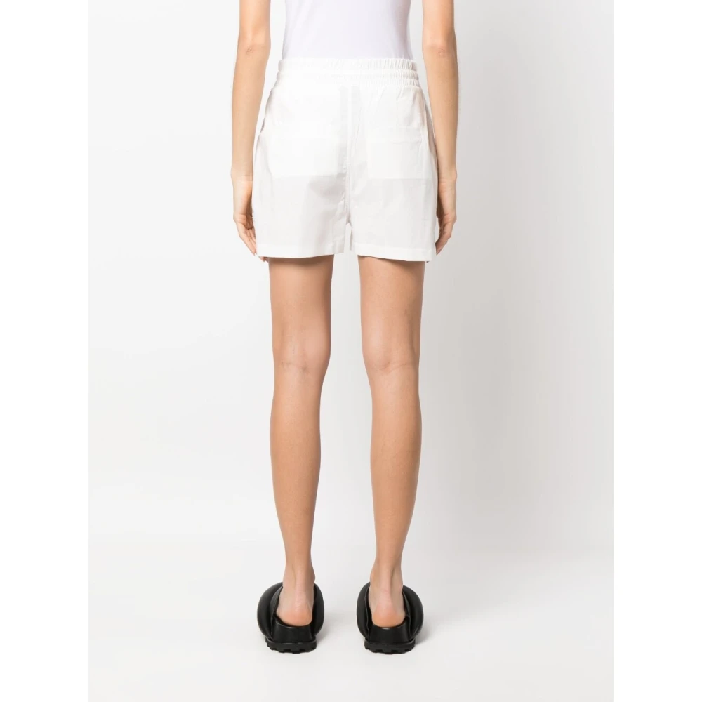 Thom Krom Witte elastische katoenen shorts White Dames