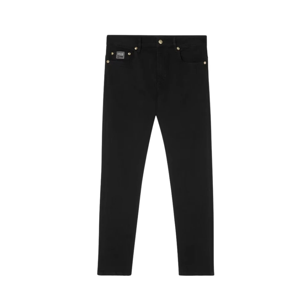 Versace Jeans Couture Zwarte London Slim-Fit Jeans Black Heren