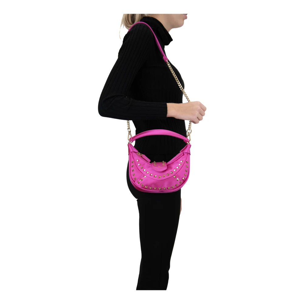 La Carrie Dames Schoudertas met Rits Magneetknoop Pink Dames
