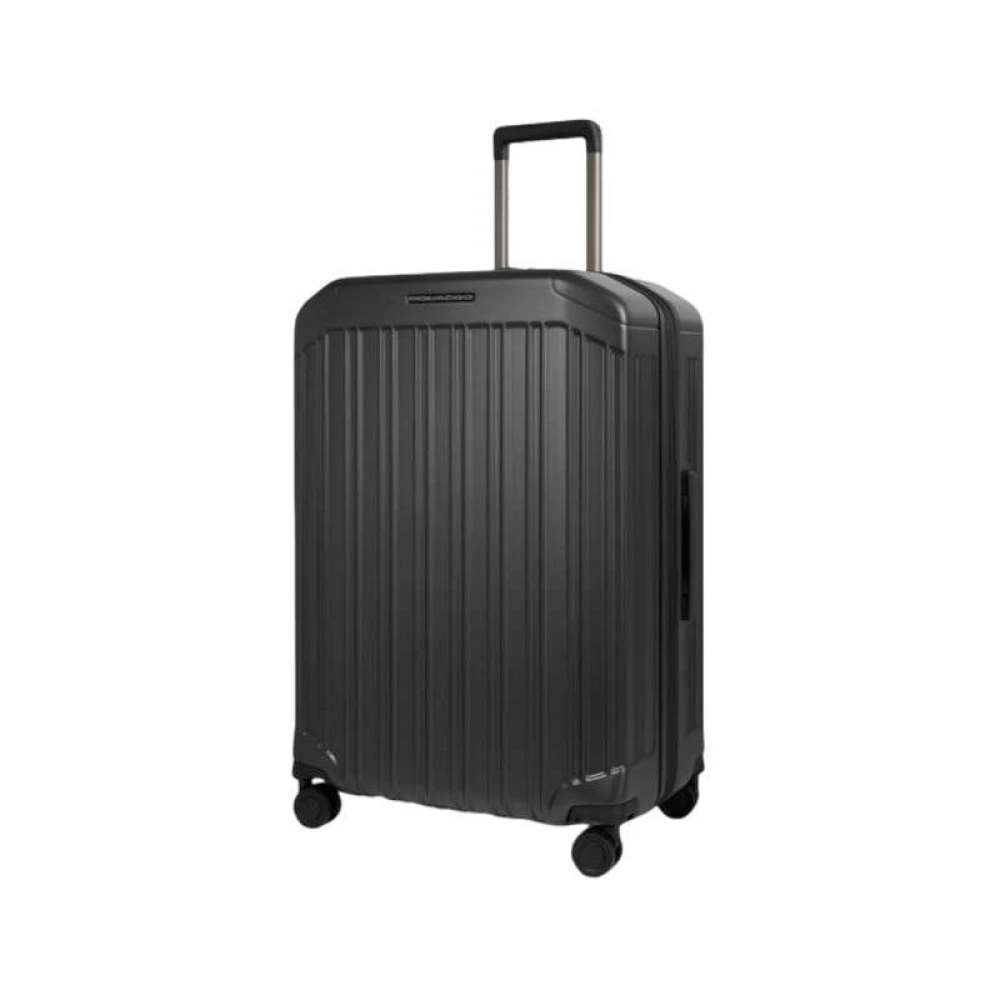 Piquadro Stijlvolle Reistrolley Tas Black Unisex