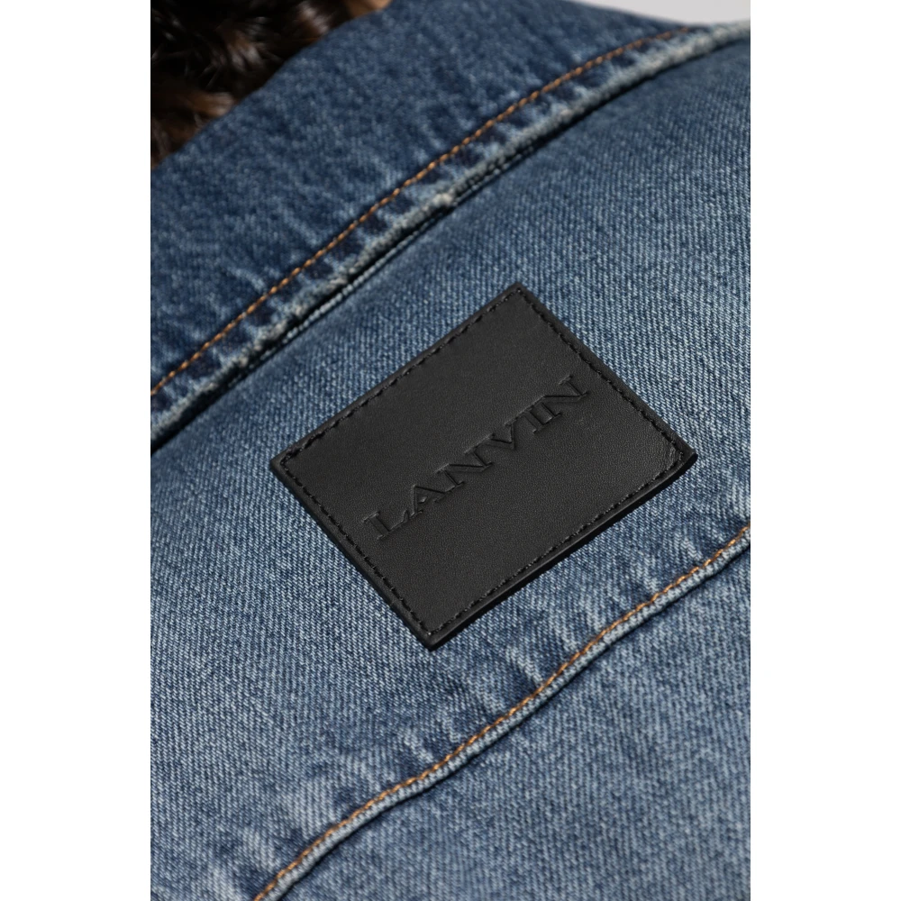 Lanvin Denim overhemd Blue Heren
