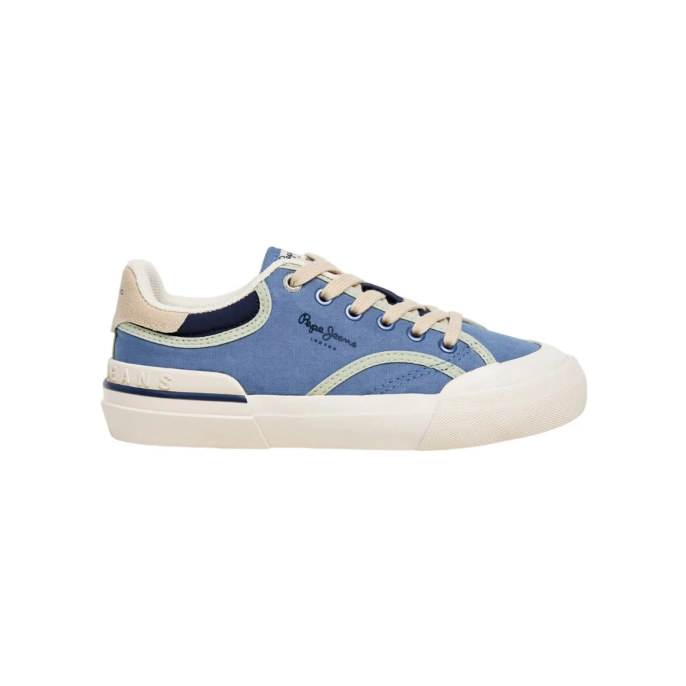 Pepe Jeans Boys Blue Nolan Light Trainers - Kids Sneakers - 36 Eu - Kids