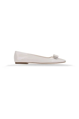 Ballerina Flat med fyrkantig tå