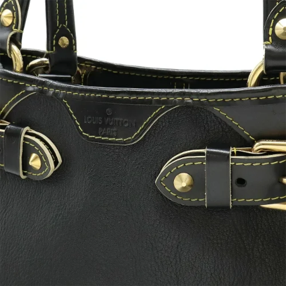 Louis Vuitton Vintage Pre-owned Leather totes Black Dames