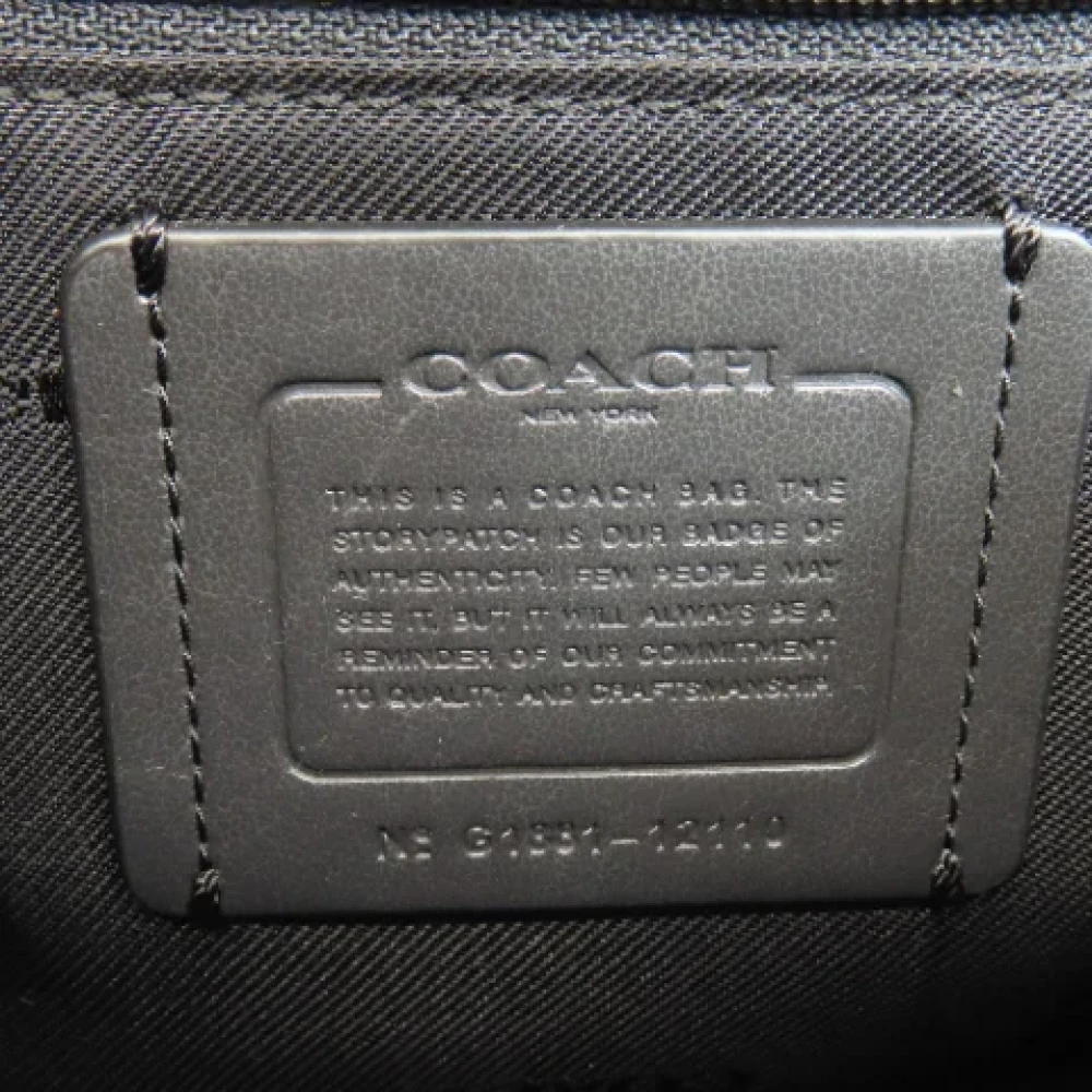 Coach Pre-owned Leather shoulder-bags Black Dames