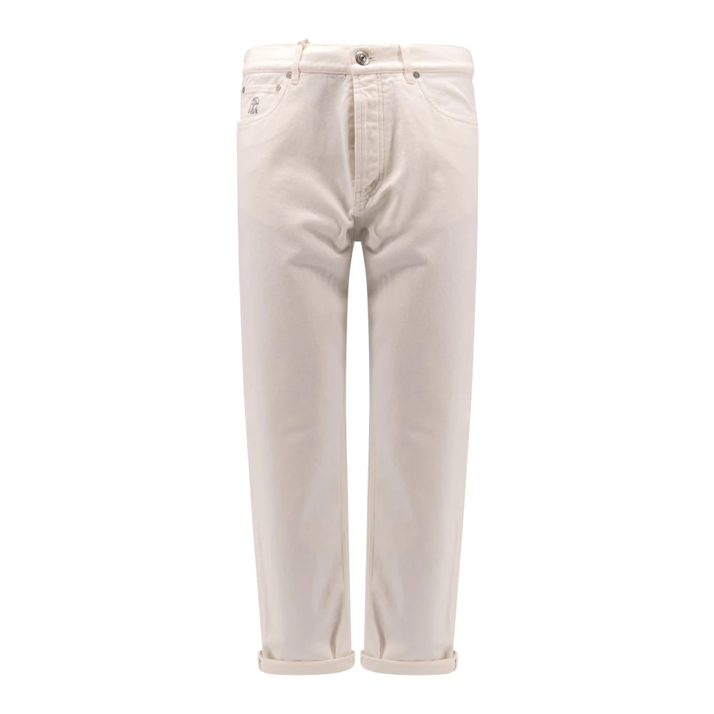 Trousers > Straight Trousers - - Brunello Cucinelli - Modalova