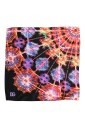 foulard-carre-imprime-multicolore-noir