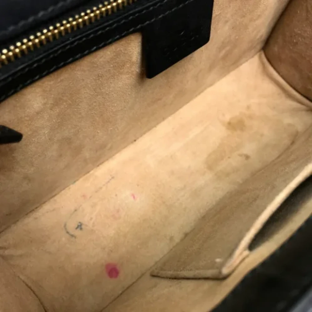 Gucci Vintage Pre-owned Leather gucci-bags Black Dames