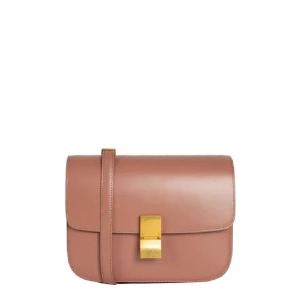 Celine Vintage Pre-owned Leather celine-bags Pink Dames
