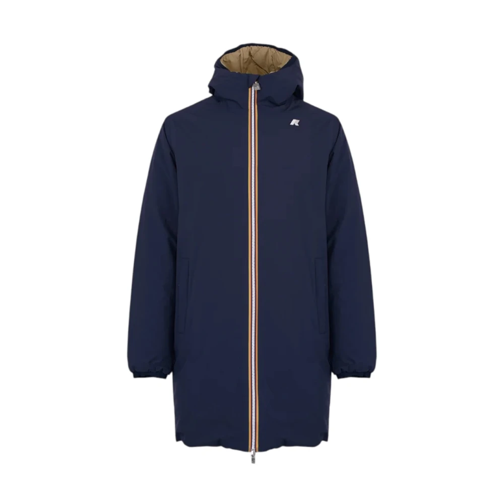 K-Way D0v Giubbino Jacob St Warm Double Blue Depth - Beige Khaki - Immagine 3