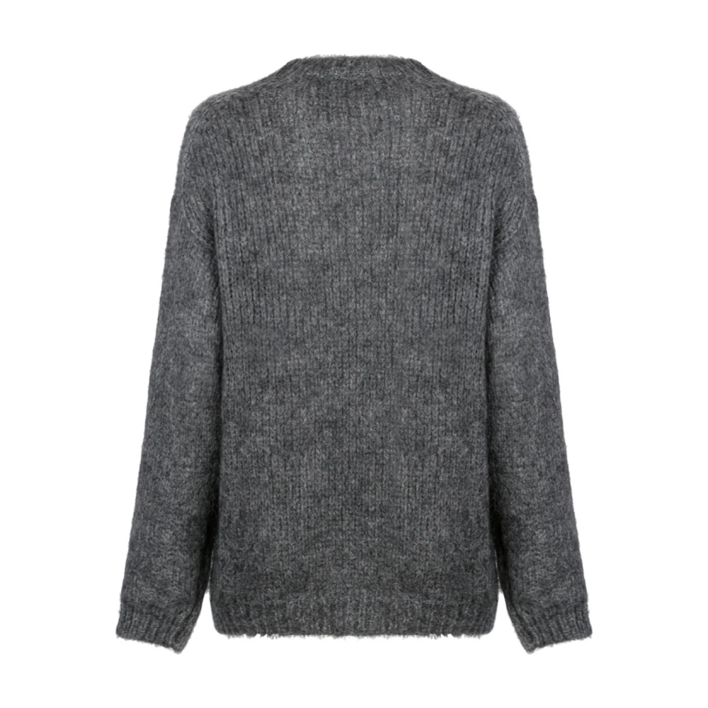 P.a.r.o.s.h. Grijze Sweater Collectie Gray Dames