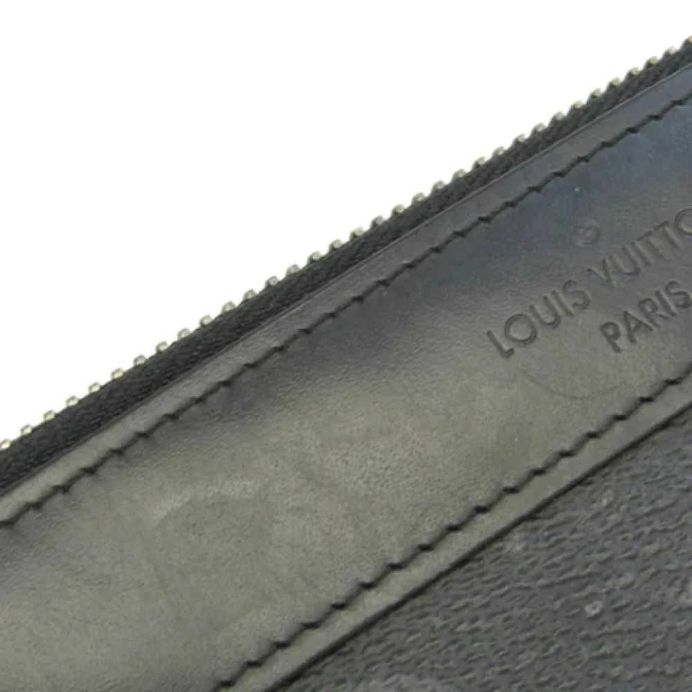 Louis Vuitton Vintage Pre-owned Fabric home-office Black Dames