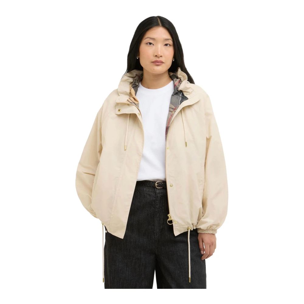 Barbour Women's Beige Hawkridge Showerproof Jacket - Light Jackets - S - Jackets