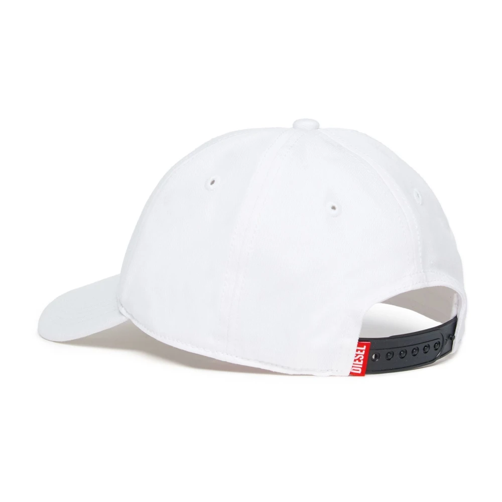 Diesel Zwarte Katoenen Logocap White Heren