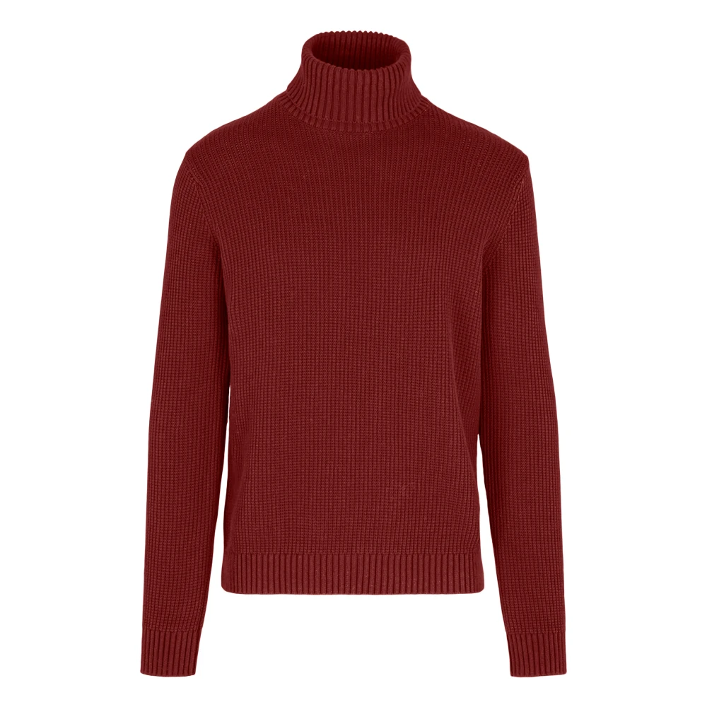 Bomboogie Men's Red Turtleneck Jumper - Turtlenecks - 2XL - Knitwear