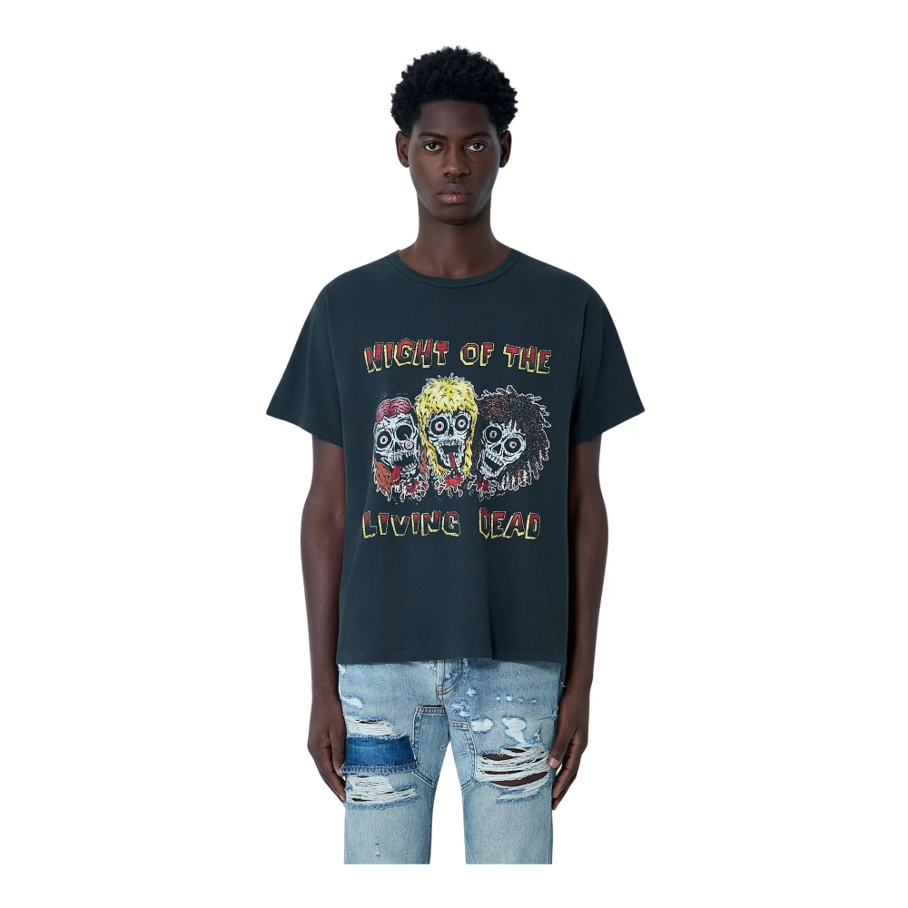Gallery Dept. Black T-Shirts, Male, Xs, Night Of The Living Dead T-Shirt