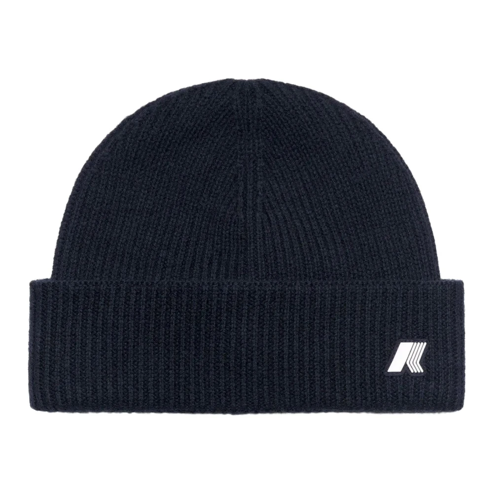 K-way Gebreide muts van wolmix Blue Unisex