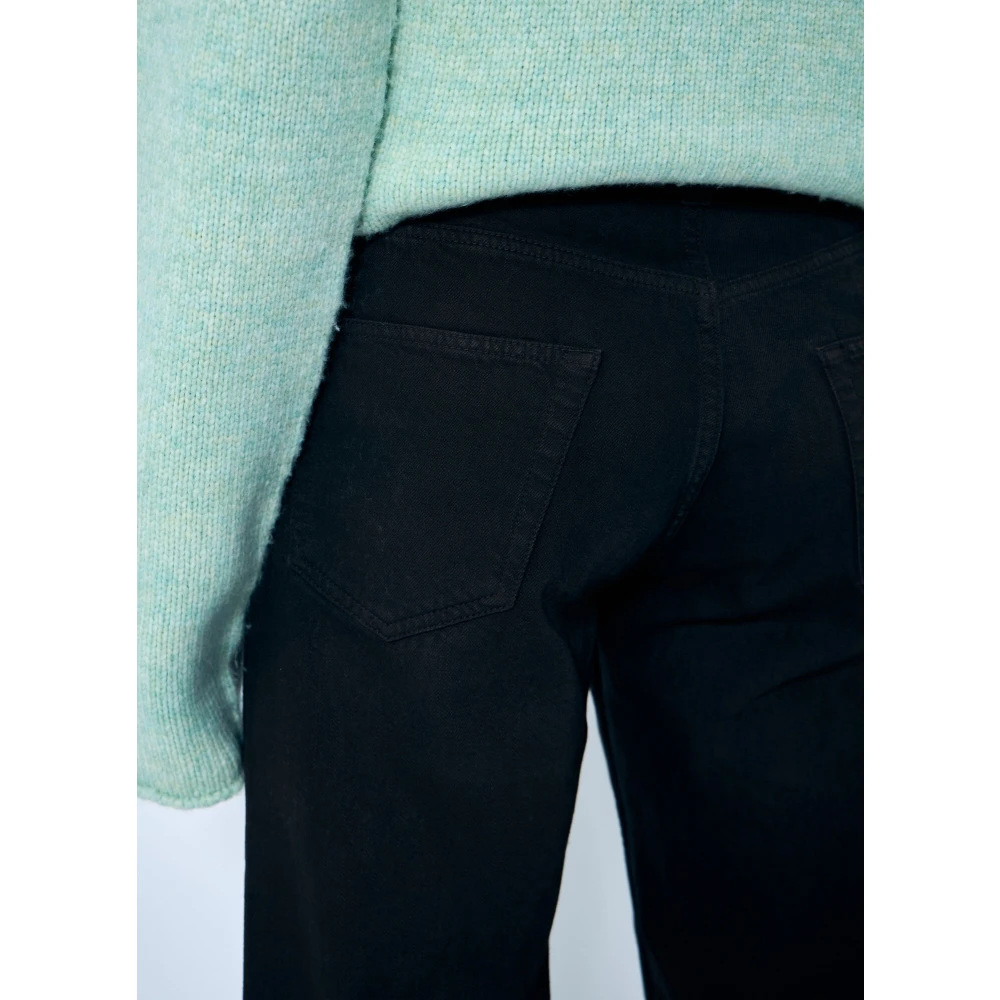 The Row Straight-leg Five-Pocket Jeans Black Heren