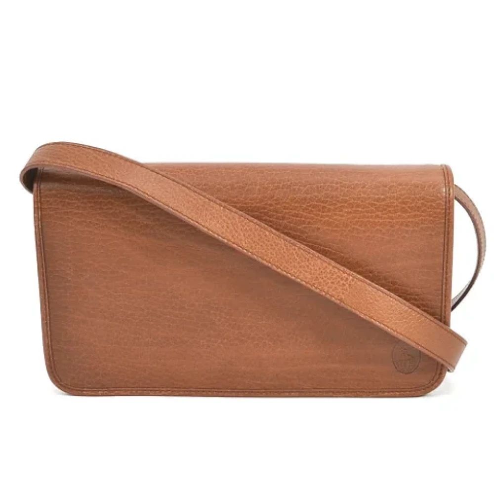 Ralph Lauren Pre-owned Leather shoulder-bags Brown Dames