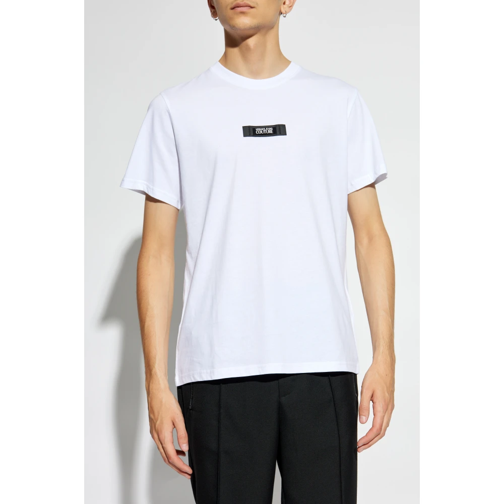 Versace Jeans Couture T-shirt met logo White Heren