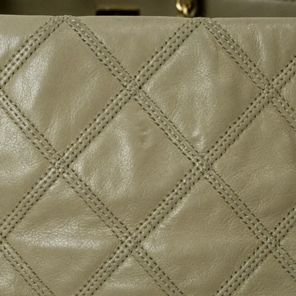 Chanel Vintage Pre-owned Leather shoulder-bags Beige Dames