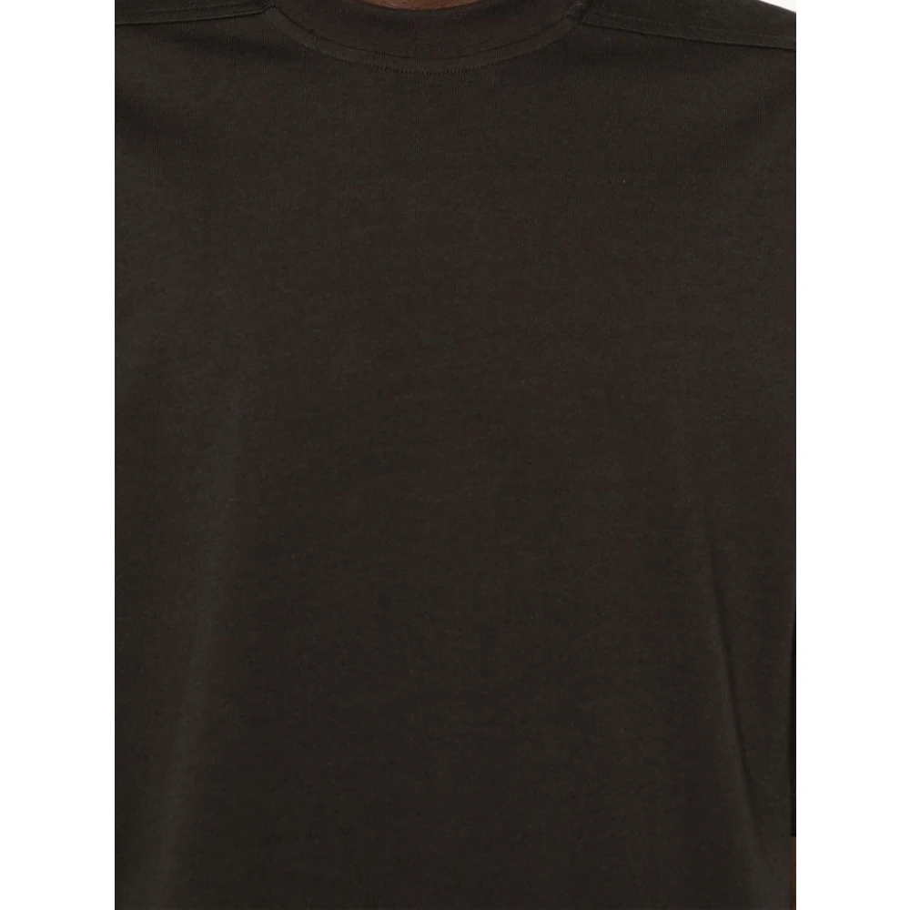 Rick Owens Katoenen Bruine Jersey T-shirt Brown Heren